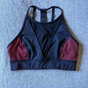 Alala Demi Bra, Bordeaux (black / red), size M